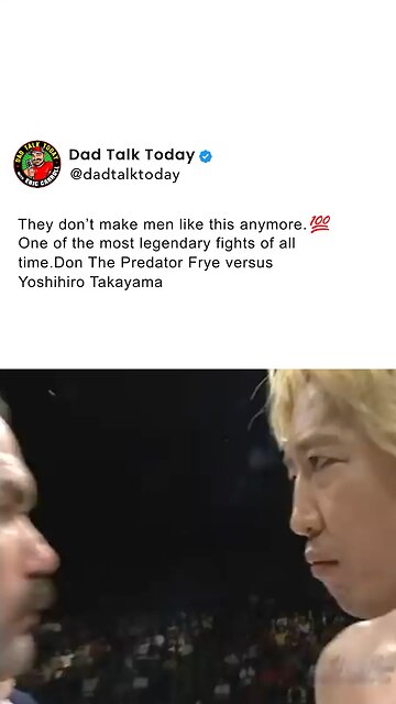 Don Frye in his most amazing fight