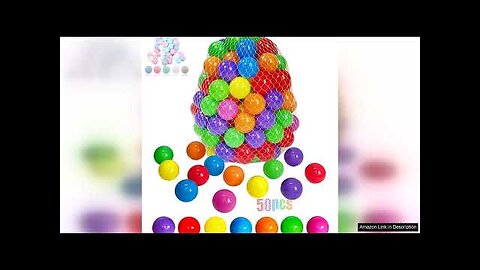 LANGXUN Soft Plastic Ball Pit Balls, Plastic Toy Balls for Kids Review