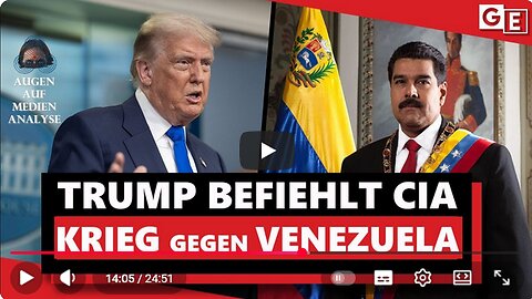 Trump befiehlt der CIA, Venezuela anzugreifen, während das US-Militär unschuldige Menschen tötet