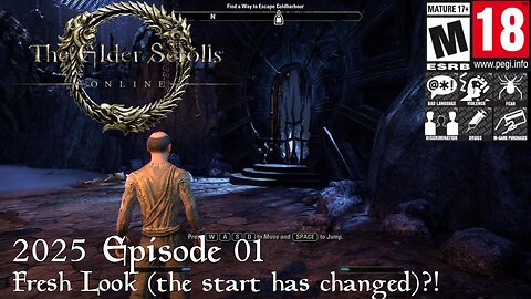 Elder Scrolls Online (2025 Episode 01 Part 1) Fresh look (the start has changed)?!