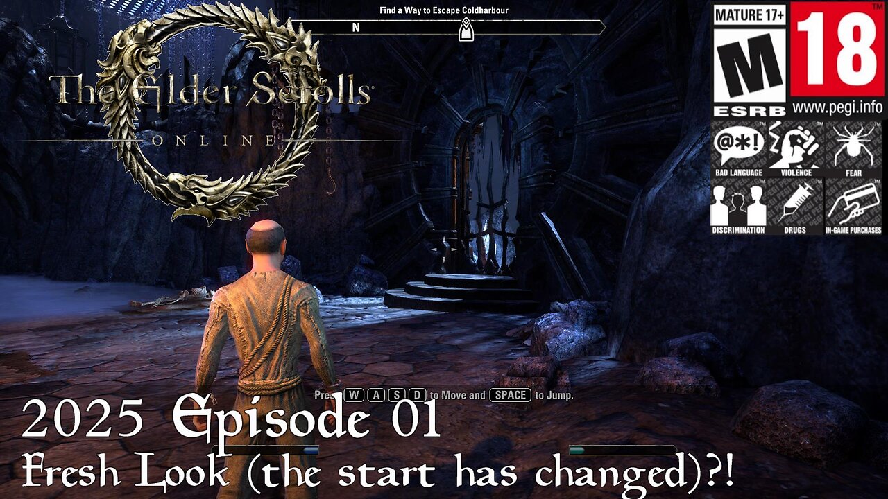 Elder Scrolls Online (2025 Episode 01 Part 1) Fresh look (the start has changed)?!