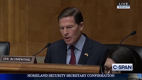 Dem Sen. Blumenthal Asks Kristi Noem to Ignore 300,000 Children that Went Missing During the Biden Admin and Focus on 1000 Separated Under Trump