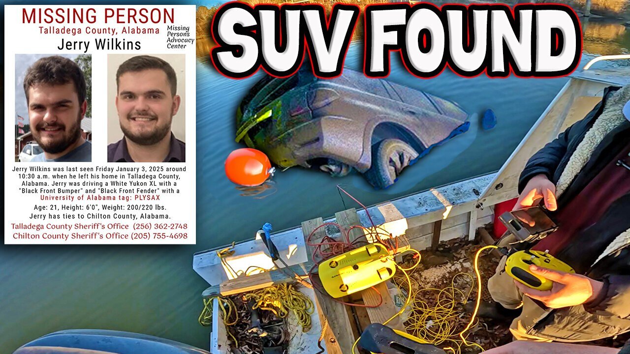 SUV Found Underwater Searching For Missing Man Jerry Wilkins!