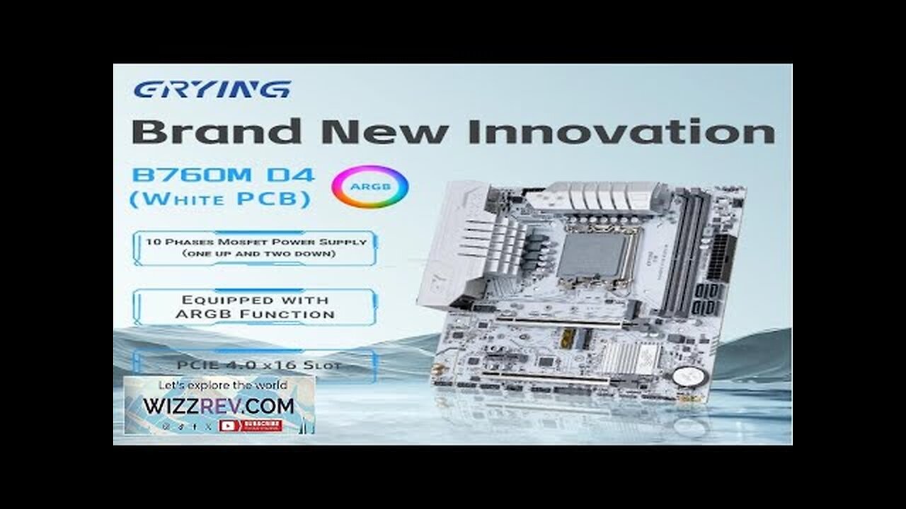 ERYING B760M D4 ARGB Motherboard LGA1700 Support Core i3/i5/i7/i9 12th 13th CPU Review