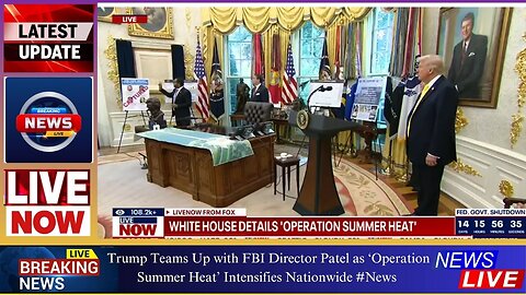Trump Teams Up with FBI Director Patel as ‘Operation Summer Heat’ Intensifies Nationwide #News