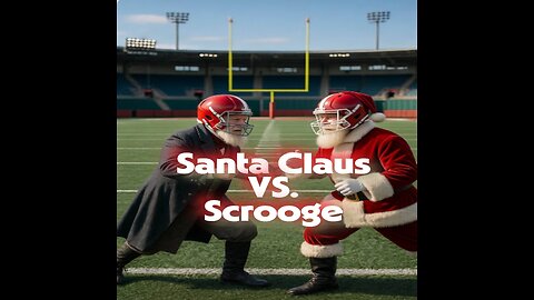 Santa Claus Vs Scrooge Holiday Christmas Fantasy Football Podcast Game