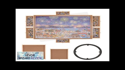 VEVOR 2000 Piece Puzzle Board with 6 Drawers and Cover 40.2"x29.4" Rotating Review