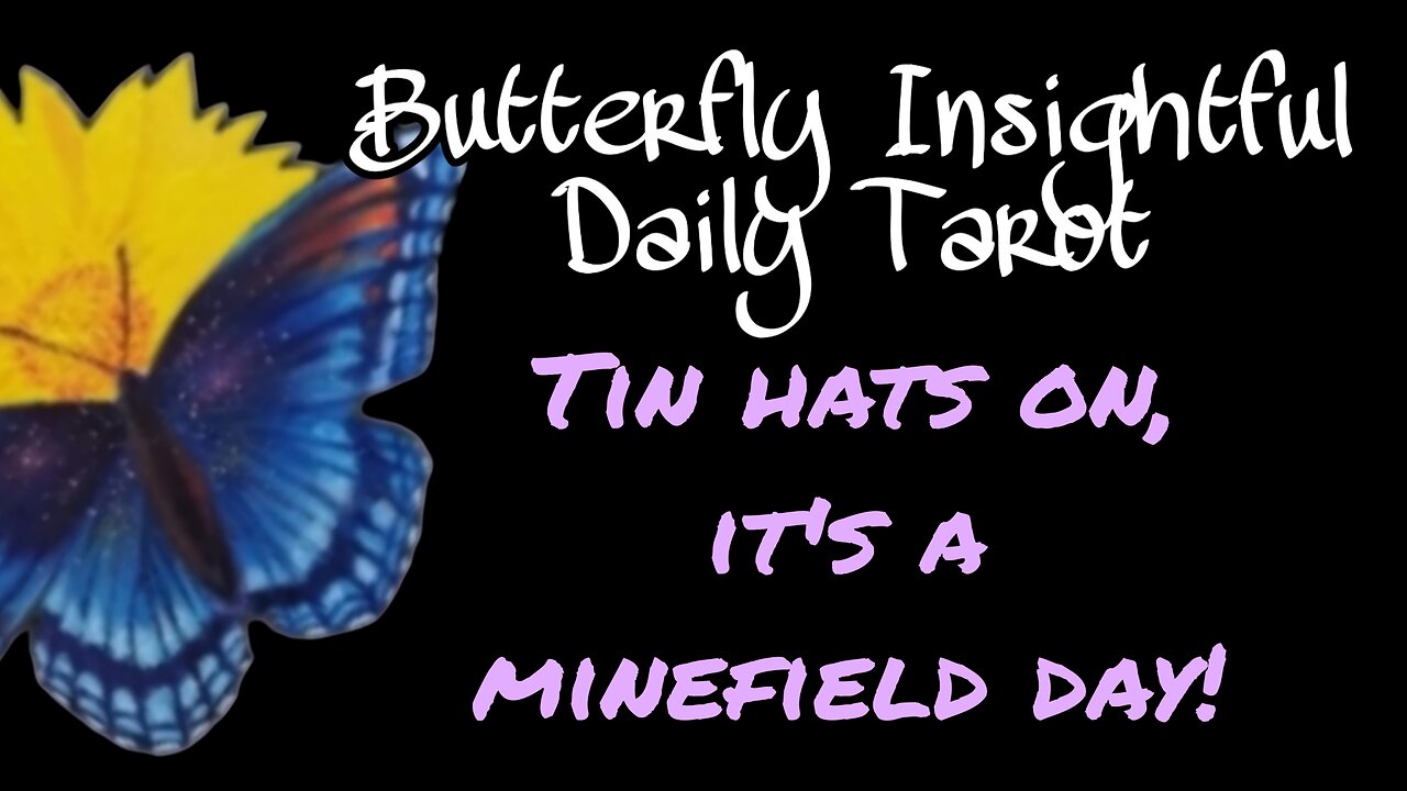 Tin hats on, it's a minefield day! Take it in fun and you'll get through it! #tarotreading #shorts