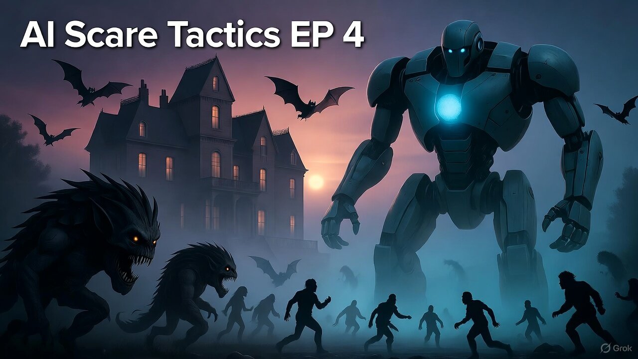 GROK AI SCARETACTICS EP 4 ARTIFICIAL INTELLIGENCE - FACTS VS FICTION THE FUTURE