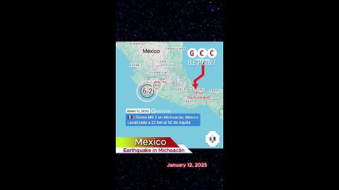 #Mexico #Earthquake #Michoacán #Coalcomán #Seismology #Emergency