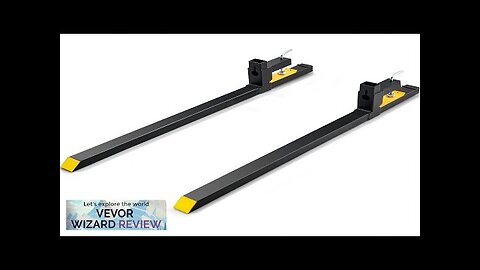 VEVOR Clamp on Pallet Forks 2000 lbs Capacity Pallet Forks 60" Tractor Review