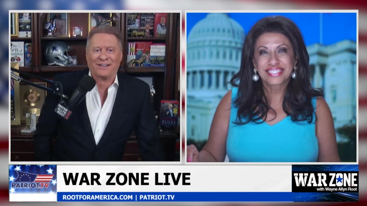 Brigitte Gabriel joins Wayne Allyn Root on WAR Zone 10/13/25