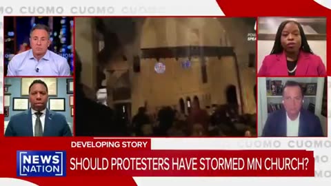 Cuomo just got the BLM activist to ADMIT that their intent was to BARGE INTO CITIES CHURCH!