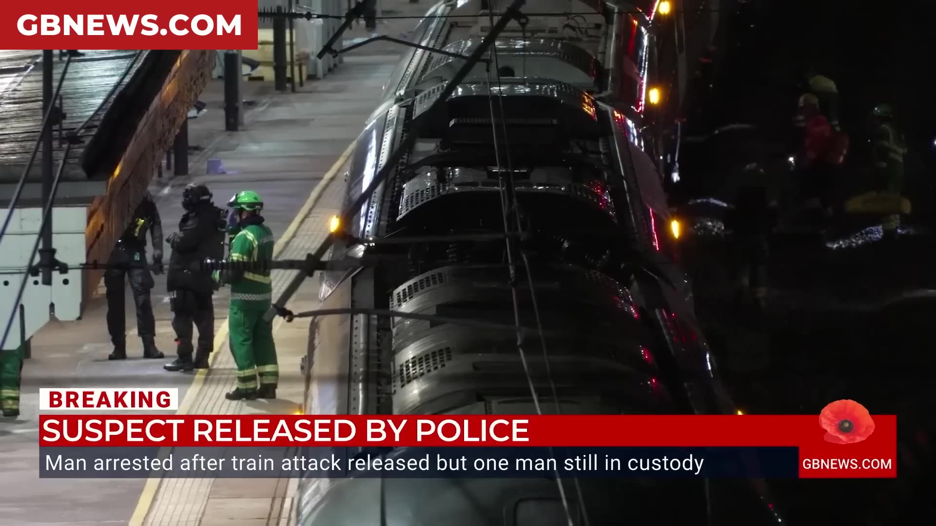 Train attack UPDATE: 35-year-old RELEASED without further action and ‘HEROIC staff member PRAISED