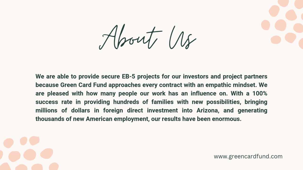 EB-5 job creation