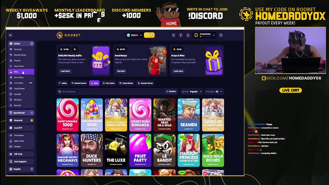 I HATE LE BANDIT!! | Losing Streak in Roobet Slots Machine