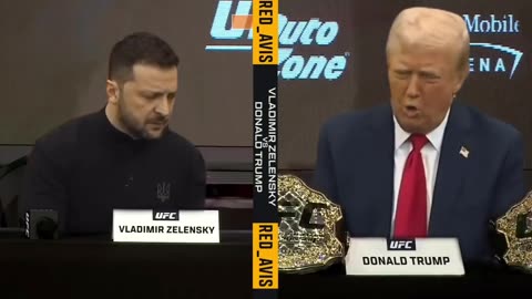 Trump vs Zelensky UFC Press Conference