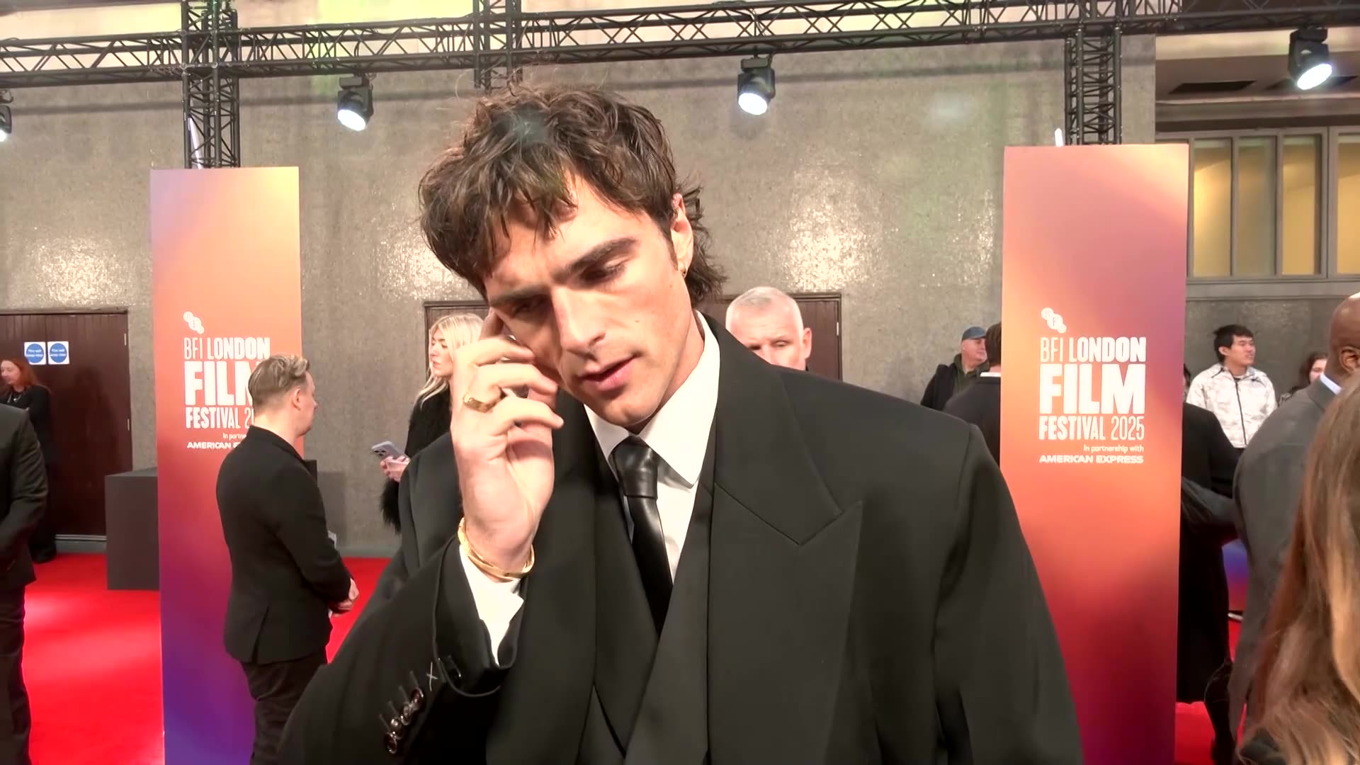 Jacob Elordi on long preparation for Frankenstein at London premiere