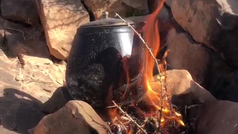 Cup of tea in montagne