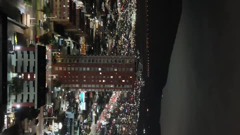 así es iquique de noche con drone dji mini 4 pro
