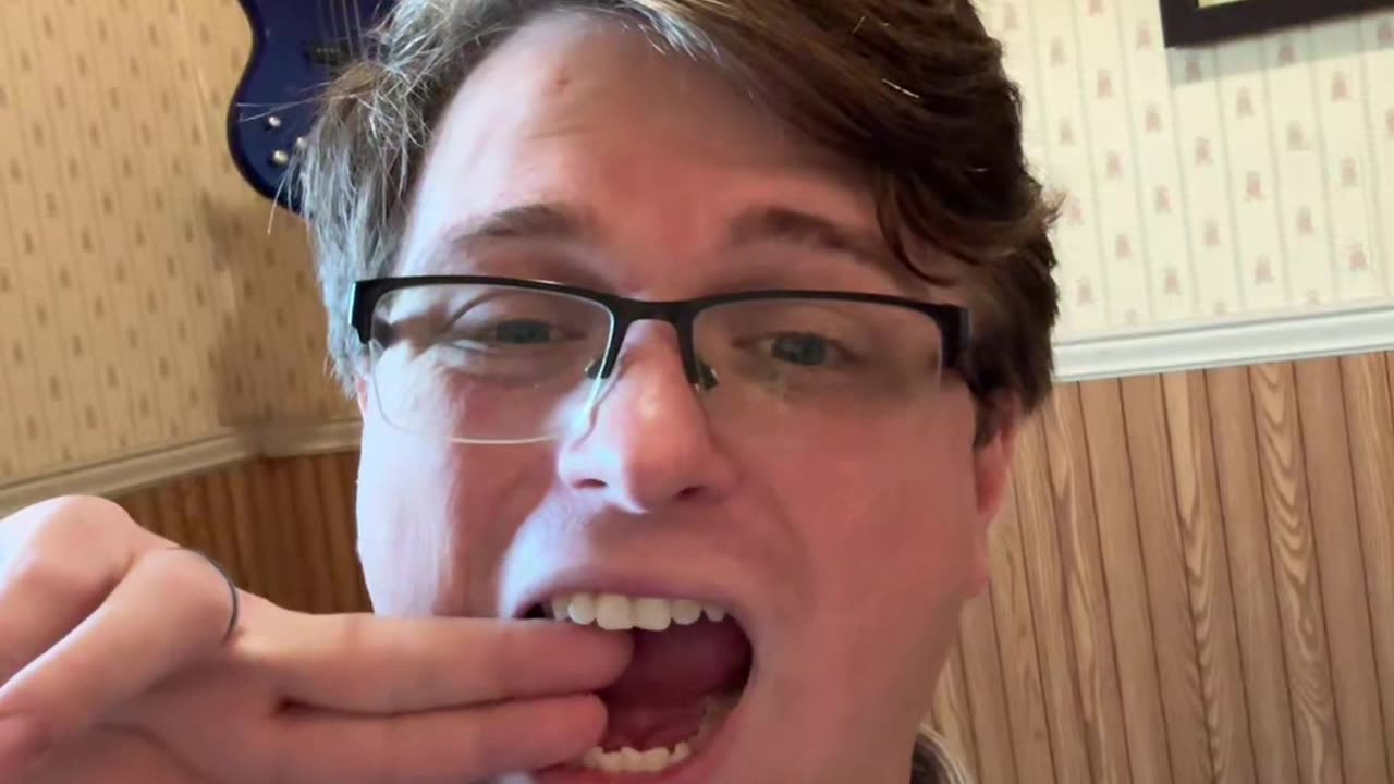 How open your teeth should be