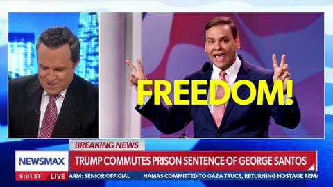 🚩 'He's out of prison' George Santos' sentence commute | Greg Kelly