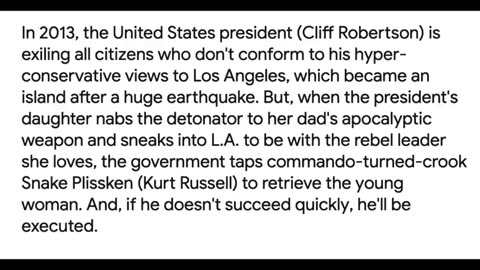 ESCAPE FROM LA WAS A DOCUMENTARY! WE KNEW LA WOULD BE DESTROYED BECAUSE THEY TOLD US IT WOULD BE!