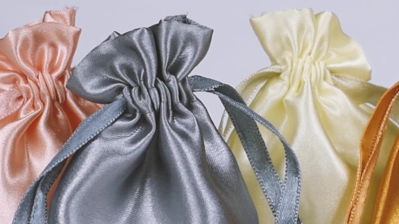 Elegant Satin Drawstring Pouches for Every Occasion | Shop Now