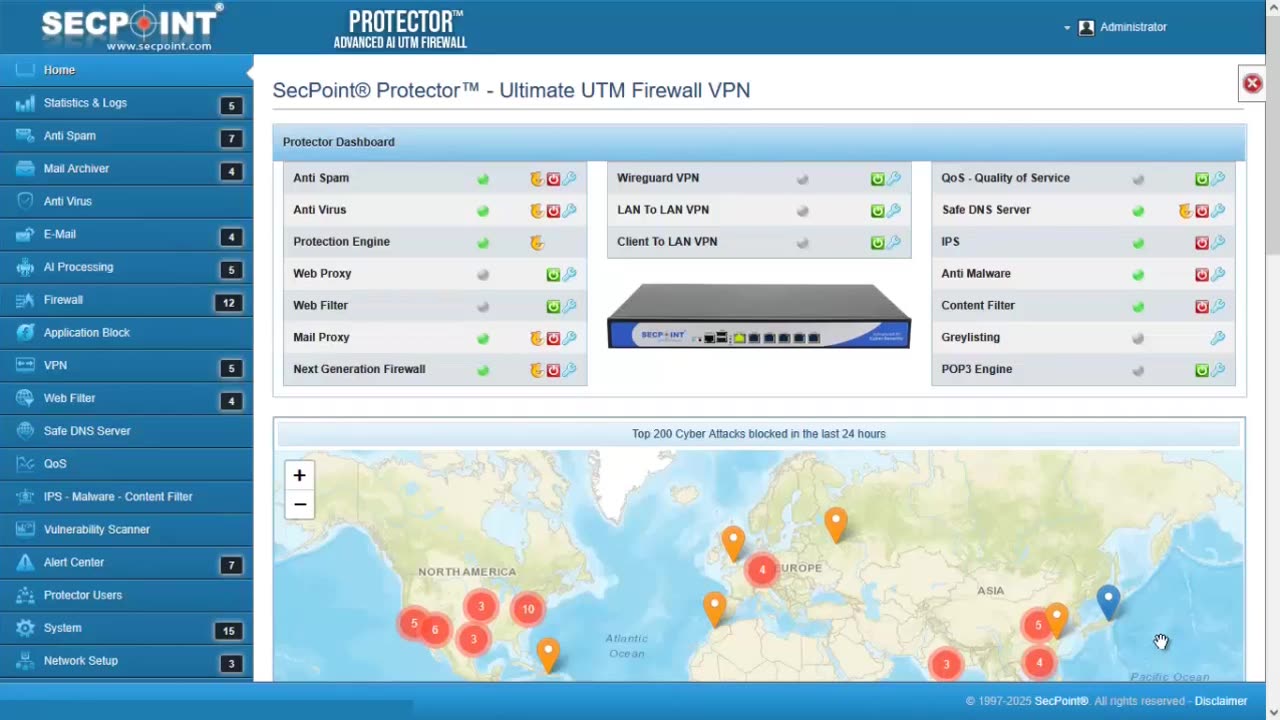 SecPoint® Protector™ V67 – Multi-Factor Authentication for Users