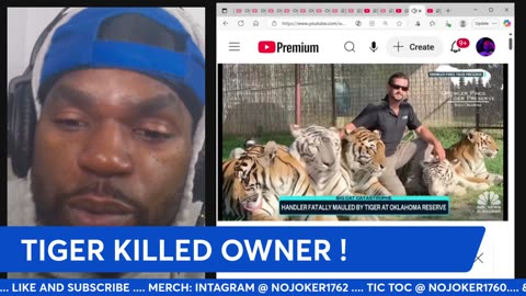 TIGER KILLED OWNER WHO IS CONNECTED TO THE NETFLIX SHOW "THE TIGER KING"