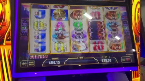 AIRPORT SPECIAL! Cash Express Luxury Line *Buffalo* Max Bet Jackpot HAND PAY