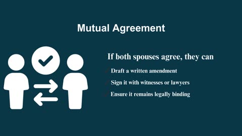 Amending a Separation Agreement in Ontario