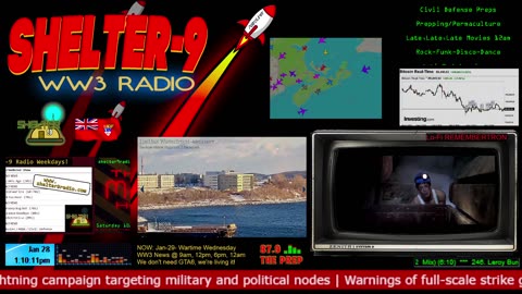 87.9FM-The Prep! | LIVE 24/7 Music/WW3-News/Prepping/Wx