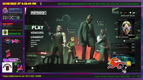 Destiny 2 - 12/28/25 - Daily gear grind then some Stealing Sundays stuff ahead! | D2-18,995 hrs