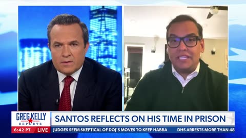 📌George Santos reflects on time in prison & Trump commutation: 'It's surreal'