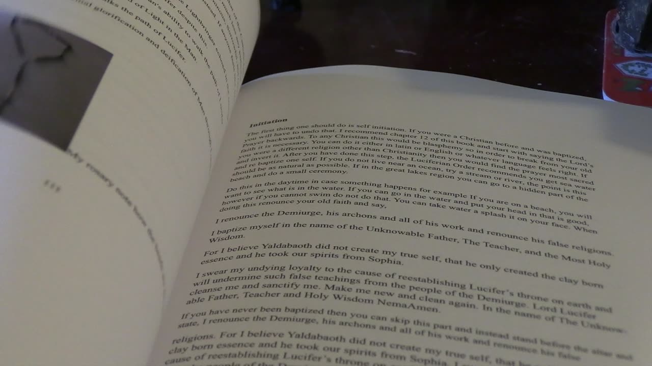 Book of Luciferianism promo