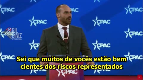 Eduardo Bolsonaro denounces censorship and persecution in Brazil