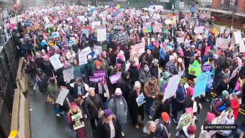 Leftist Kamala Voters Storm DC in Protest to President Trump