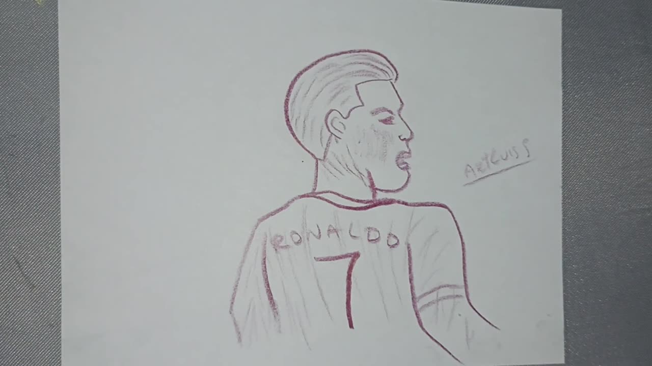 How To Draw Cristiano Ronaldo