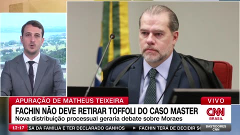 Fachin não deve retirar Toffoli do caso Master