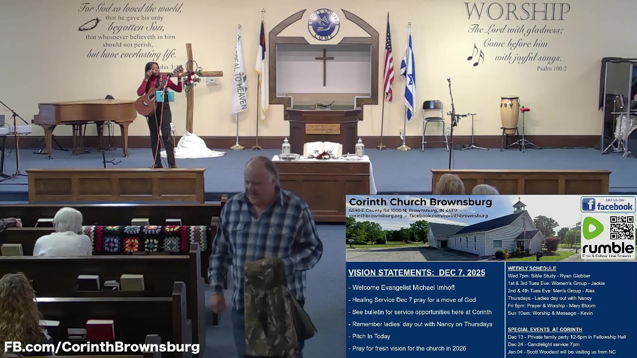 Corinth 12-7-2025: Evanglist Michael Imhof