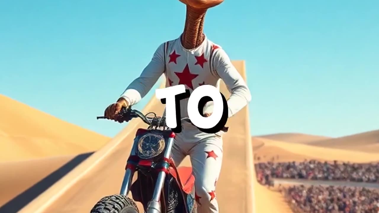 E.T Becomes Evel Knievel