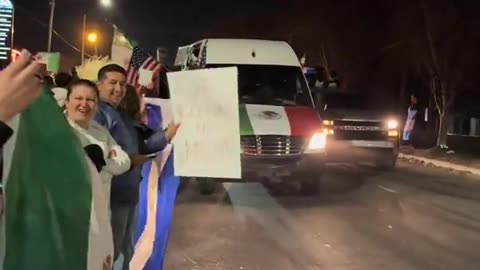 Residents in were celebrating on the streets last night as they believe the community