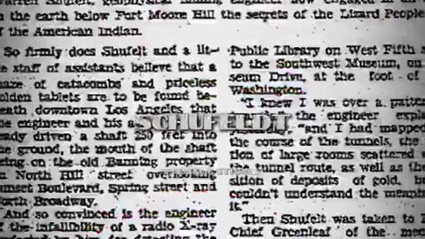 1933 they discovered a reptilian civilization living in a vast underground tunnel system beneath LA