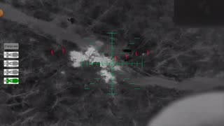 Ukrainian Heavy Bomber Drone Strikes North of Starytsia, Kharkiv Region