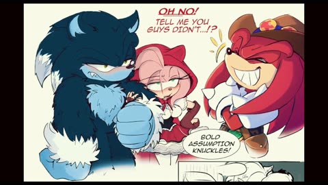 sonamy comic " the big bad wolf"