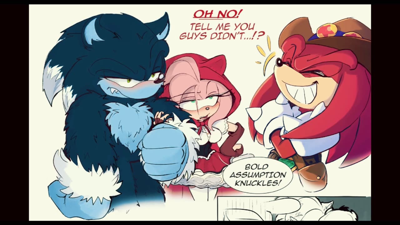 sonamy comic " the big bad wolf"