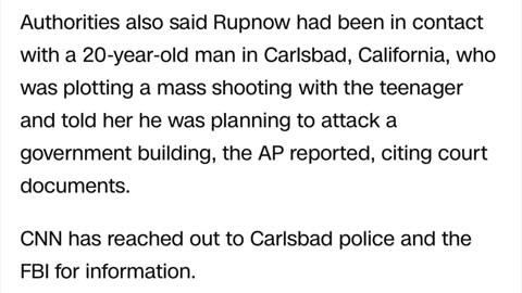 20 YR OLD ALEXANDER PAFFENDORF CONVINCED 15 YR OLD NATALIE RUPNOW TO DO A DRILL AT A SCHOOL