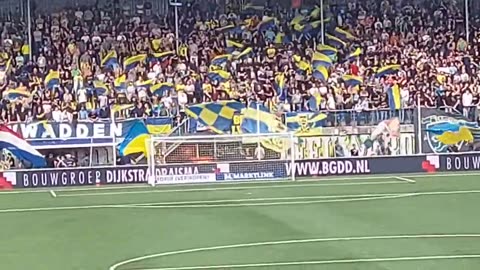 Cambuur vs PSV splendid atmosphere on Cambuur Municipal Stadium