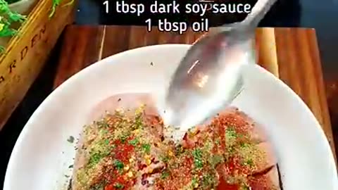 Soy sauce chicken in air frying recipe